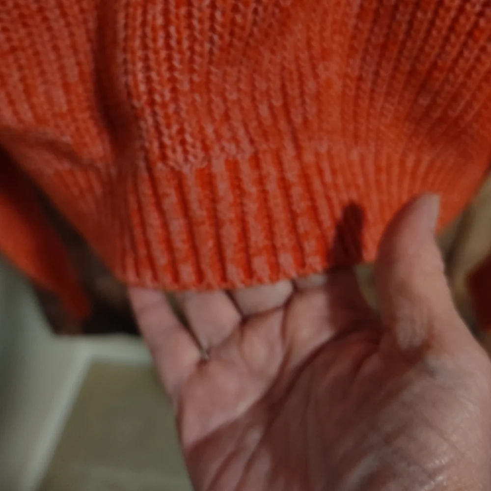 wild fable Orange Scoop-Neck Ribbed Pullover - Picture 5 of 8